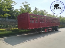 Three Axles Cage Semi Trailer