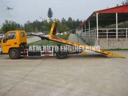 2 ton Car Carrier Flatbed Wrecker with Ladder